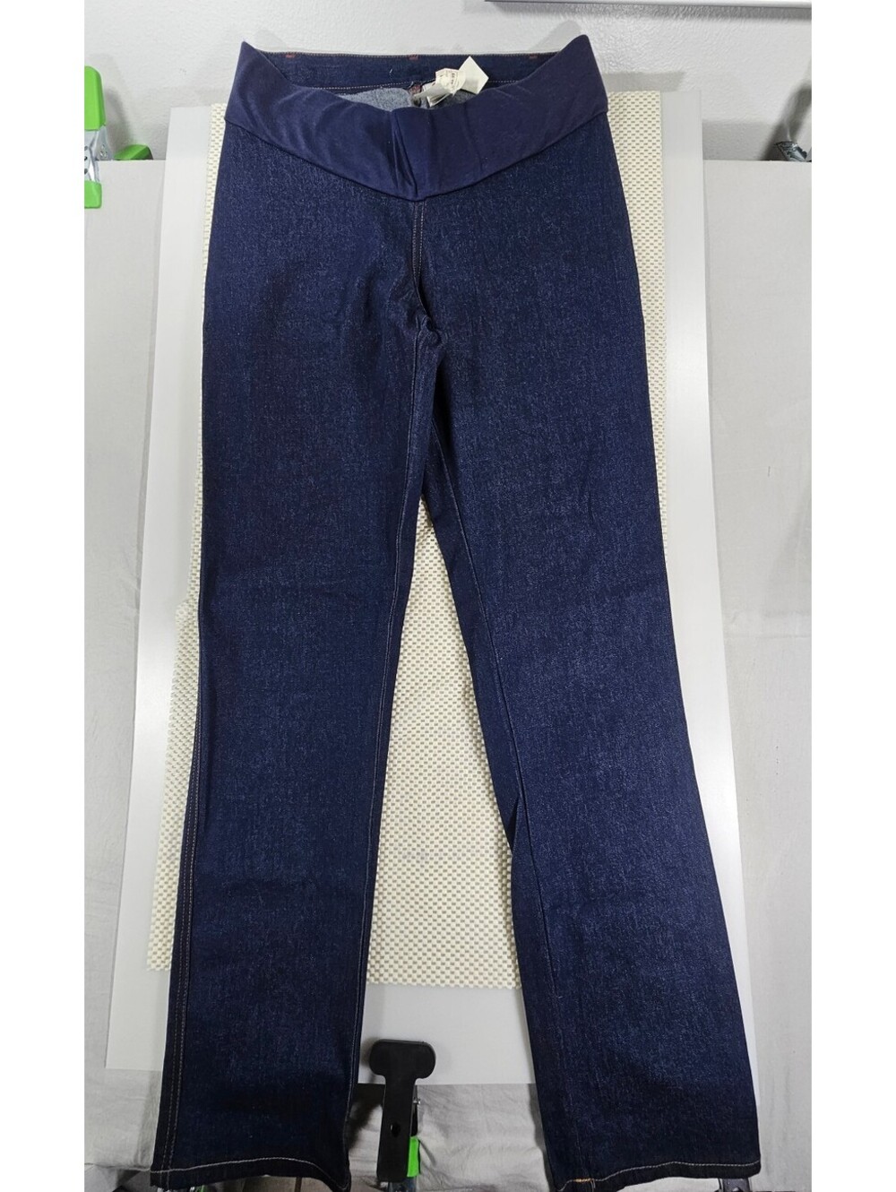 Japanese Weekend Maternity Denim Pants. Size M. NWT